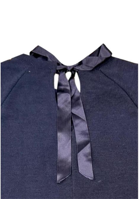 Crew-neck sweater with micro sequins ISTINTI | sweaters | 31723BLU