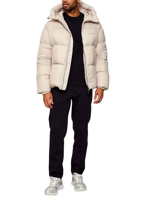 Satin Hooded Down Jacket ARMANI EXCHANGE | jackets | XM001115 AF16589U1013