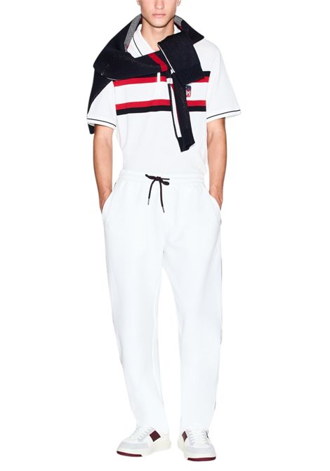 Contrast stripe jogger pants ARMANI EXCHANGE | Trousers | XM001400 AF13047U0009