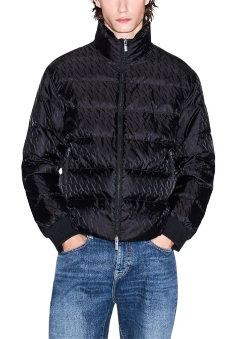 Tone-on-tone logo down jacket ARMANI EXCHANGE | jackets | XM001580 AF16628UC001