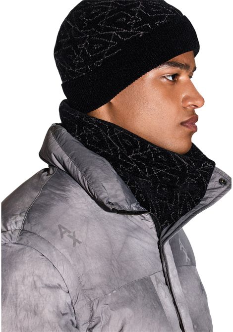Berretto con logo allover ARMANI EXCHANGE | Cappelli | XM001930 AF16916FC196