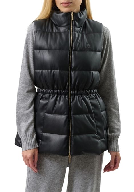 Giacca imbottita senza maniche con effetto spalmato ARMANI EXCHANGE | Giubbotti | XW000689 AF16106UC001