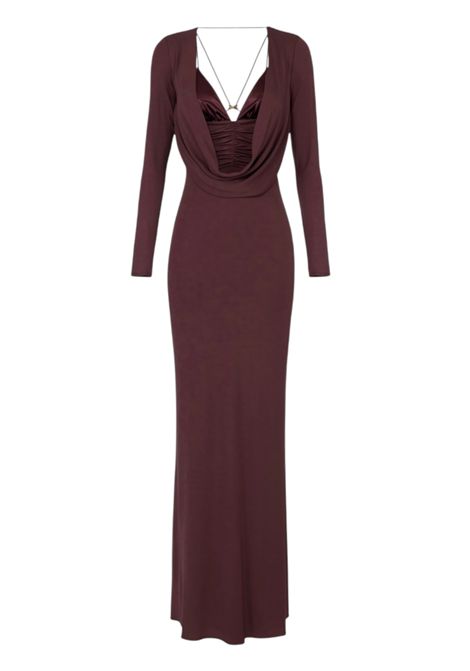 Abito Red Carpet in jersey crêpe fluido ELISABETTA FRANCHI | Abiti | ABR0356E2EA4