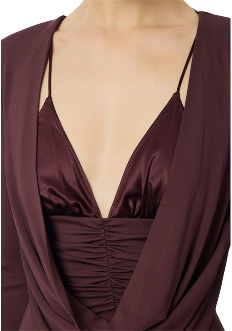 Abito Red Carpet in jersey crêpe fluido ELISABETTA FRANCHI | Abiti | ABR0356E2EA4