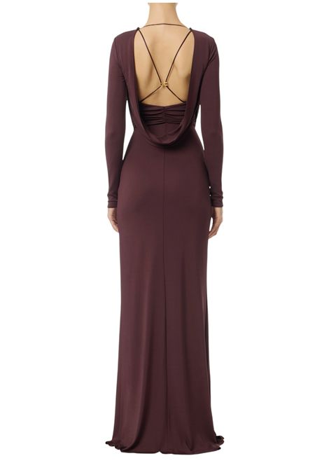 Abito Red Carpet in jersey crêpe fluido ELISABETTA FRANCHI | Abiti | ABR0356E2EA4