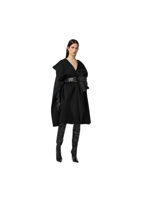 Mantella in panno di lana double ELISABETTA FRANCHI | Cappotti | CP67D56E2110