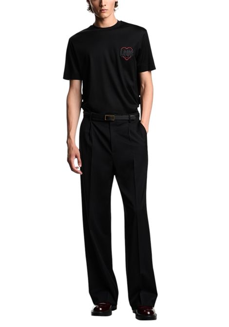 T-shirt in jersey misto lyocell con ricamo Capsule San Valentino EMPORIO ARMANI | T-shirt | EM002821 AF10761UC001