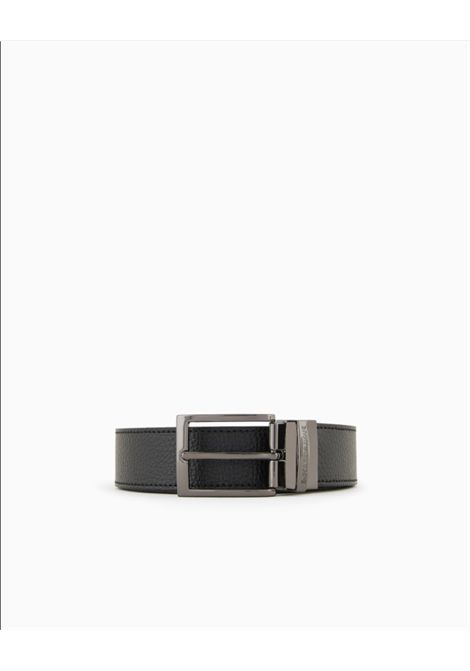 Reversible belt in palmellata print leather EMPORIO ARMANI | belts | Y4S195 YLO8J80741