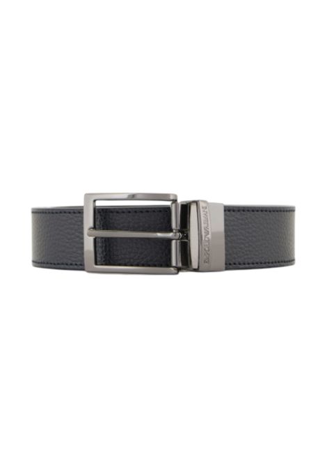 Reversible belt in palmellata print leather EMPORIO ARMANI | belts | Y4S195 YLO8J80742