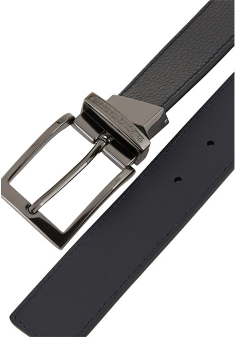 Reversible belt in palmellata print leather EMPORIO ARMANI | belts | Y4S195 YLO8J80742