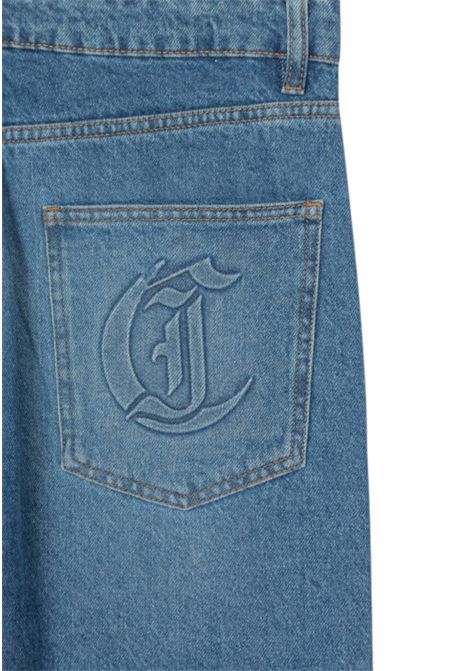 Jeans with embossed logo on the back pocket JUST CAVALLI | Trousers | 79OAB516 CDWC9904