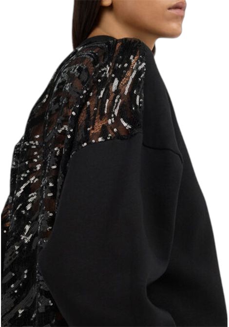 Felpa con retro in paillettes JUST CAVALLI | Maglie | 79PAI313 F0002899