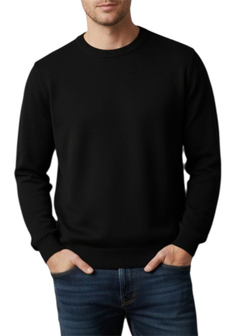 SOLID COLOUR CREW NECK JERSEY OUTFIT | sweaters | W5M001101