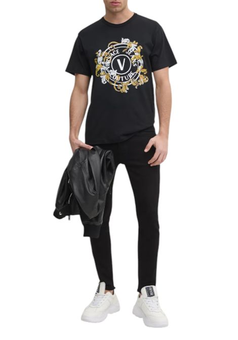 plain skinny jeans  VERSACE JEANS COUTURE | Trousers | 79GAB5K0 CDW00909