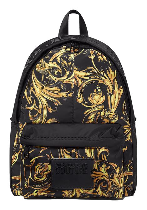 gold versace backpack
