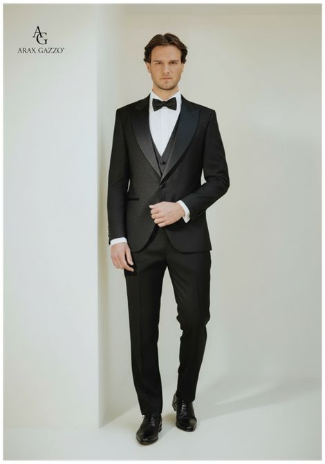 Abito con giacca con applicazioni strass ARAX GAZZO | Abiti | 254 100BLACK