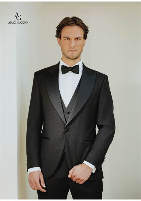 Abito con giacca con applicazioni strass ARAX GAZZO | Abiti | 254 100BLACK