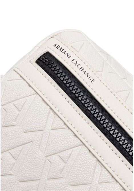Clutch bag with embossed logo across the entire surface ARMANI EXCHANGE | Beauty Case | XM001272 AF12133U1074