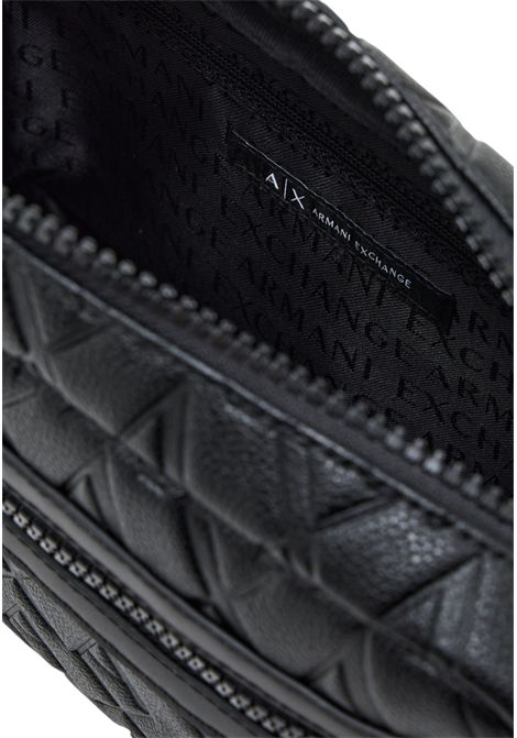 Clutch bag with embossed logo across the entire surface ARMANI EXCHANGE | Beauty Case | XM001272 AF12133UC001
