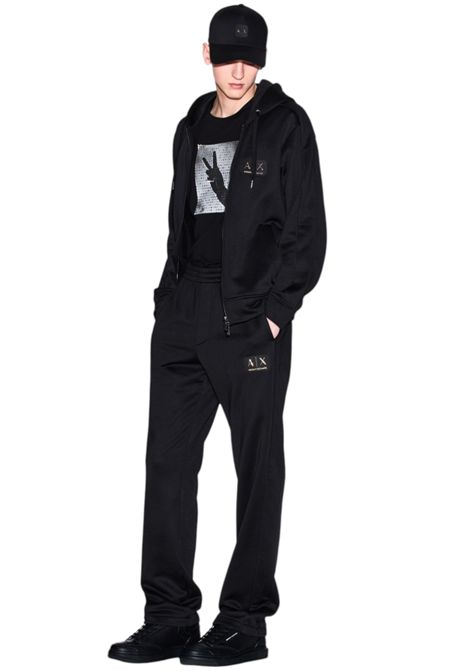 Cotton cap with logo ARMANI EXCHANGE | hats | XM002224 AF15502UC001