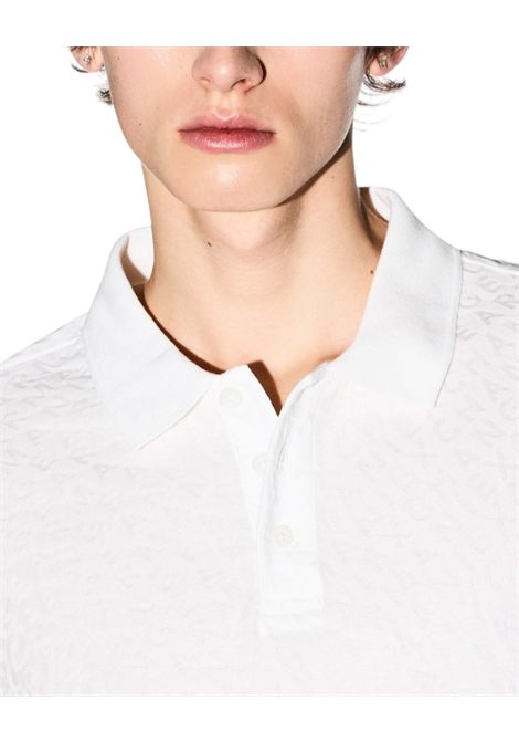 Jacquard polo shirt in mercerised cotton ARMANI EXCHANGE | polo shirts | XM002346 AF10337U0009