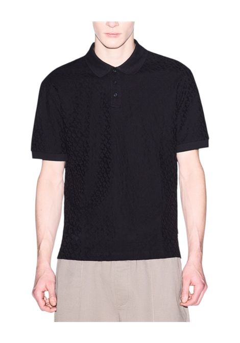 Jacquard polo shirt in mercerised cotton ARMANI EXCHANGE | polo shirts | XM002346 AF10337UC001