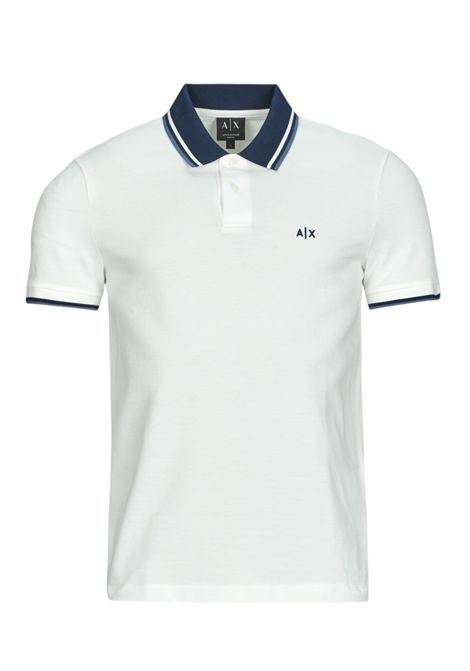 Polo shirt with contrasting details ARMANI EXCHANGE | polo shirts | XM002350 AF10366U0009