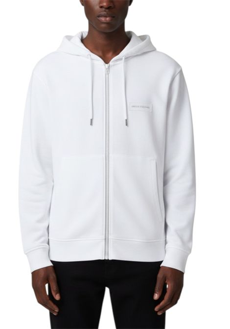 Felpa in cotone con zip ARMANI EXCHANGE | Felpe | XM002352 AF21869U1074