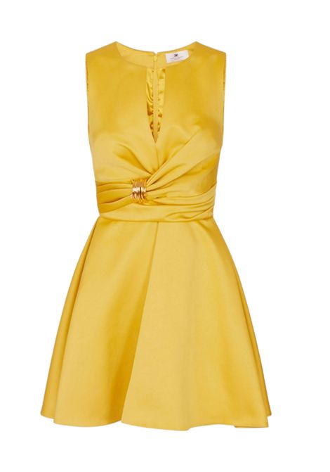 Duchesse dress with jewelled detail ELISABETTA FRANCHI | dress | AB87261E2EV4