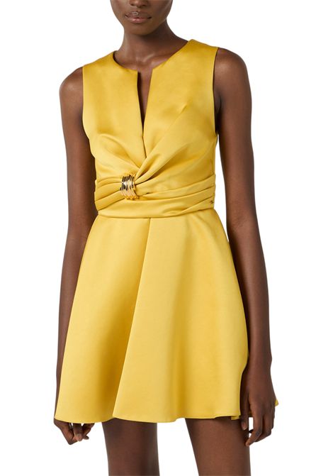 Duchesse dress with jewelled detail ELISABETTA FRANCHI | dress | AB87261E2EV4