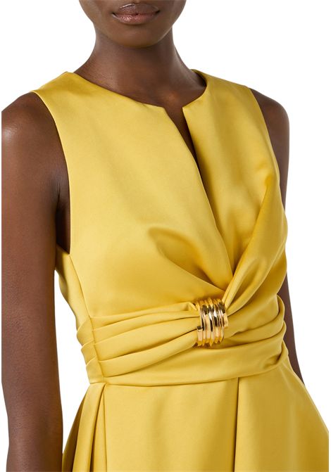 Duchesse dress with jewelled detail ELISABETTA FRANCHI | dress | AB87261E2EV4