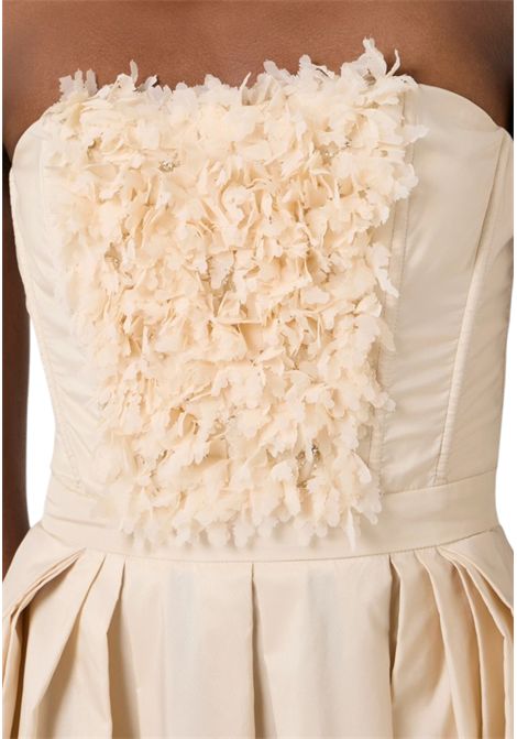 Dress with 3D floral embroidery ELISABETTA FRANCHI | dress | AB94262E2045