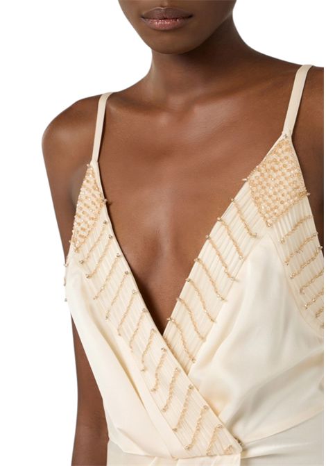 Red Carpet dress with embroidered crystals ELISABETTA FRANCHI | dress | ABR4862E2193