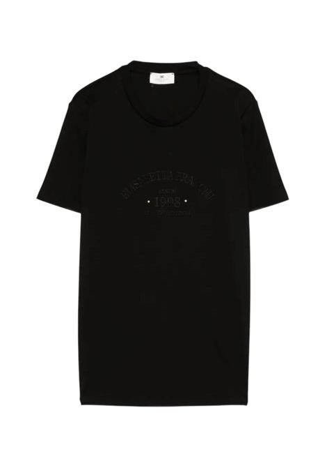 T-shirt con Logo Ricamato ELISABETTA FRANCHI | Maglie | MA01761E2110