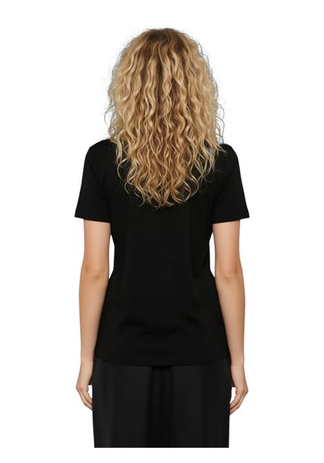 T-shirt con Logo Ricamato ELISABETTA FRANCHI | Maglie | MA01761E2110