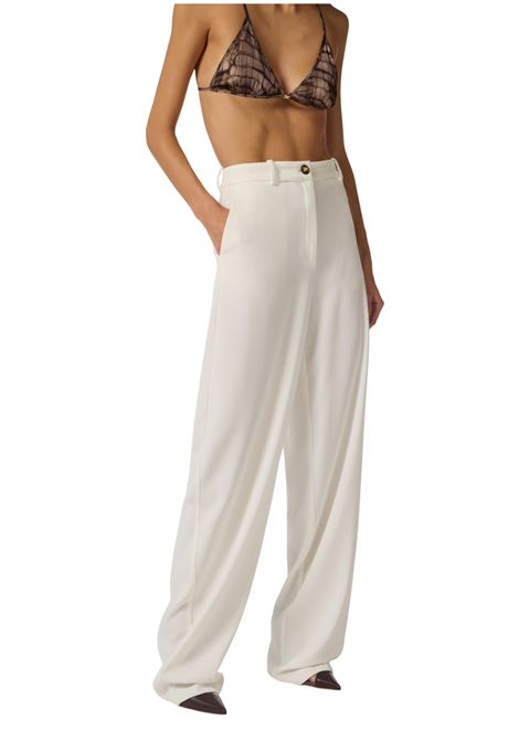 Lightweight crepe pants ELISABETTA FRANCHI | Trousers | PA17861E2360