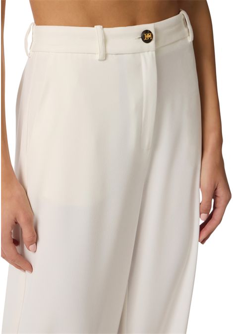 Lightweight crepe pants ELISABETTA FRANCHI | Trousers | PA17861E2360