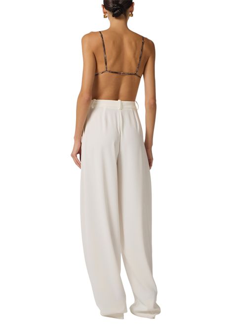 Lightweight crepe pants ELISABETTA FRANCHI | Trousers | PA17861E2360