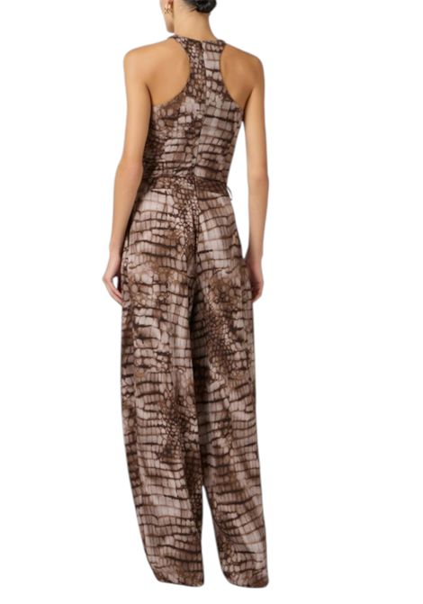 Lightweight jersey tracksuit with alligator print ELISABETTA FRANCHI | jumpsuits | TU06061E2644