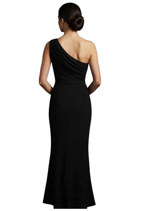 LONG DRESS WITH FLOWER FRANK LYMAN | dress | 268109BLK