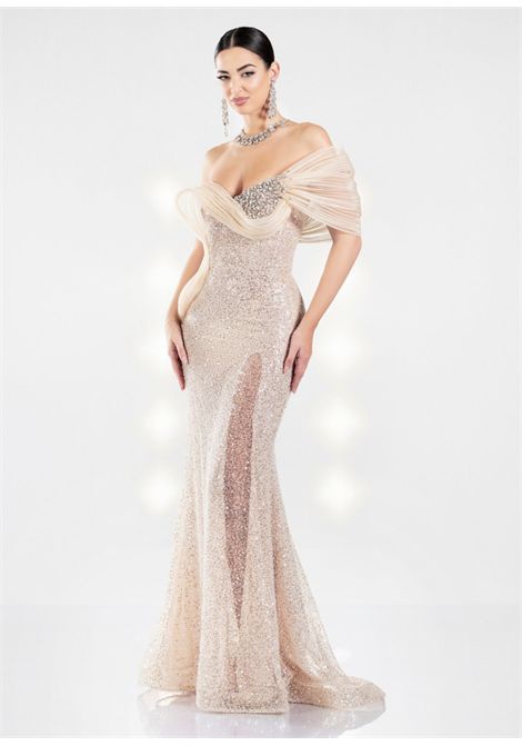 Abito a sirena con applicazioni IMPERO | Abiti | MH42140CAMPIONE