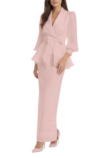 Abito tubino lungo con giacca KUEA | Abiti | SJ262014-5142PCIPRIA