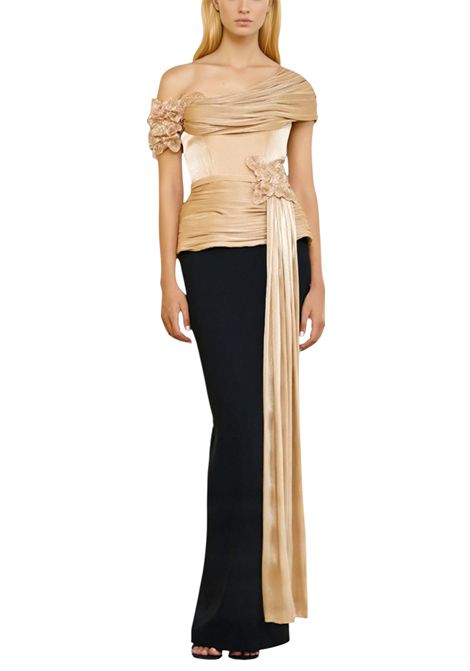 coordinato corpetto e gonna MAESTRI | Abiti | 5263 5263FORO/NERO