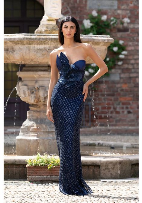 Dress with appliqués and removable sleeves MUSANI | dress | RR02001137