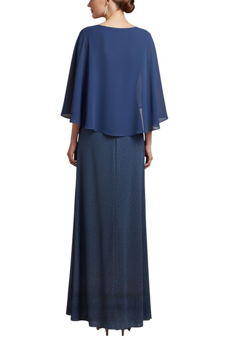 Long dress with built-in cape MUSANI | dress | RR50010327