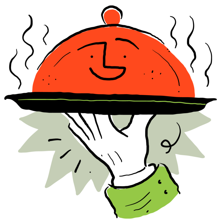 food platter illustration
