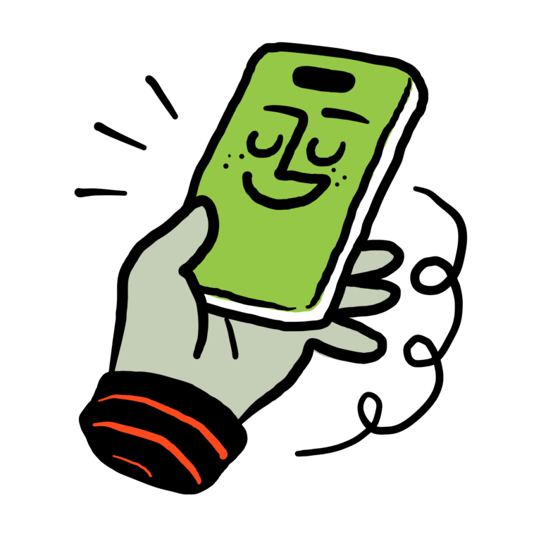 Phone illustration.