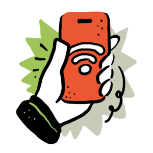 Phone illustration.
