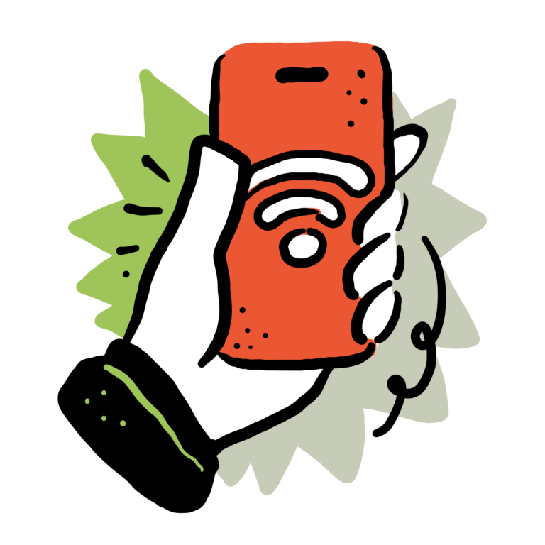Phone illustration.