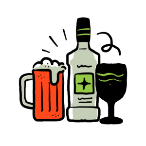 Drink illustration.